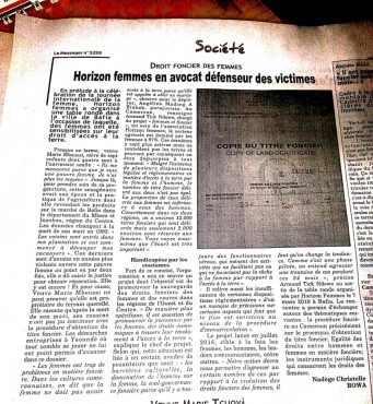 Table Ronde à Bafia